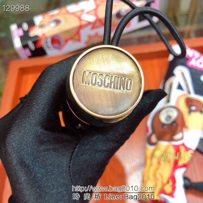 Moschino莫斯奇諾 防紫外線 全自動伸縮手柄 防雨防紫外線隔熱傘  sll1005